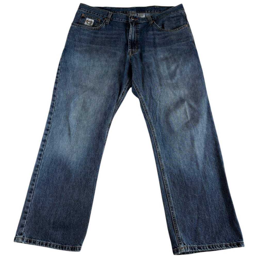 Cinch Authentic Jeans‎ Mens 38x30 Blue Denim Cotton Regular Fit Straight Leg